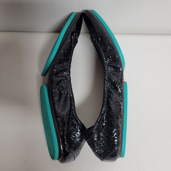 Teiks By Gravielli Obsidan Black Patent Leather Ballet Flats Size 9. - Picture 5 of 9